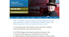 Desktop Screenshot of falmouthchimneysweep.com